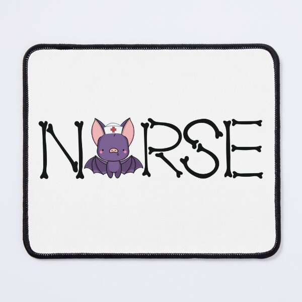 Item preview, Bat and Bones Halloween Nurse designed and sold by maliagnad.