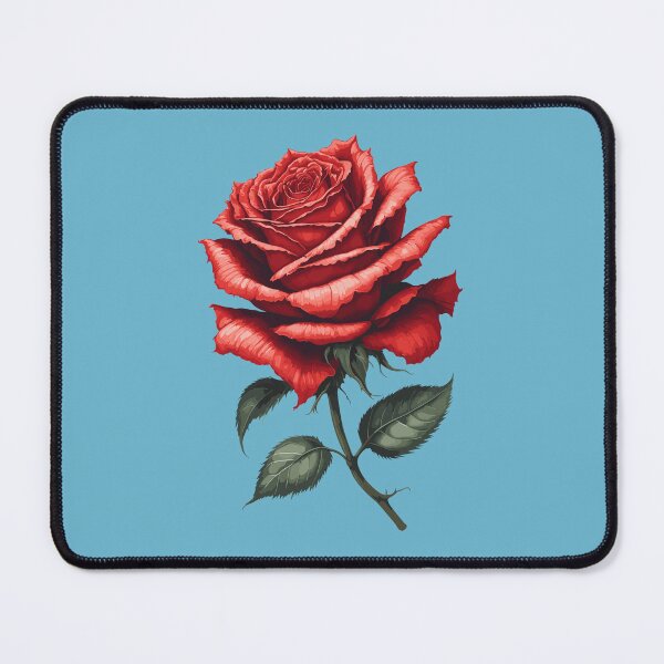Item preview, single red rose designed and sold by KOKOTART.