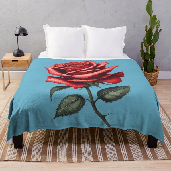 Item preview, single red rose designed and sold by KOKOTART.