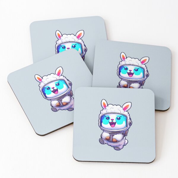 Item preview, Cute Llama Astronaut Happy Sticker  designed and sold by llamahuaska.