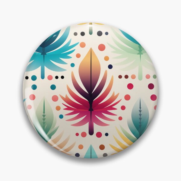 Item preview, Boho Feather pattern - Colorful Feathers designed and sold by ComerPrintCo.