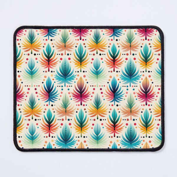 Item preview, Boho Feather pattern - Colorful Feathers designed and sold by ComerPrintCo.