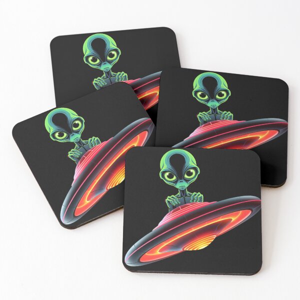 Item preview, Astonished Alien: UFO Encounter designed and sold by MyMerryMary.