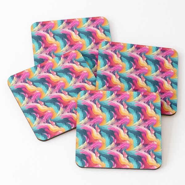 Item preview, Colorful Waves - Psychedelic Waves designed and sold by ComerPrintCo.