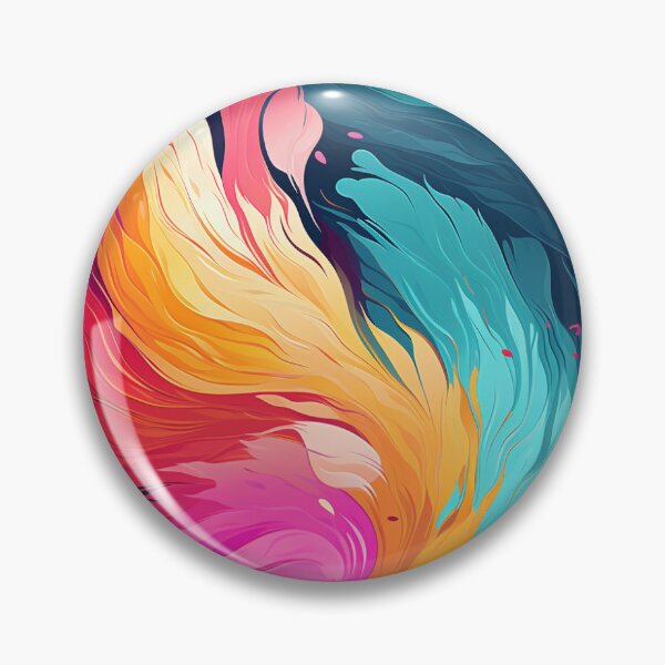 Item preview, Colorful Waves - Psychedelic Waves designed and sold by ComerPrintCo.