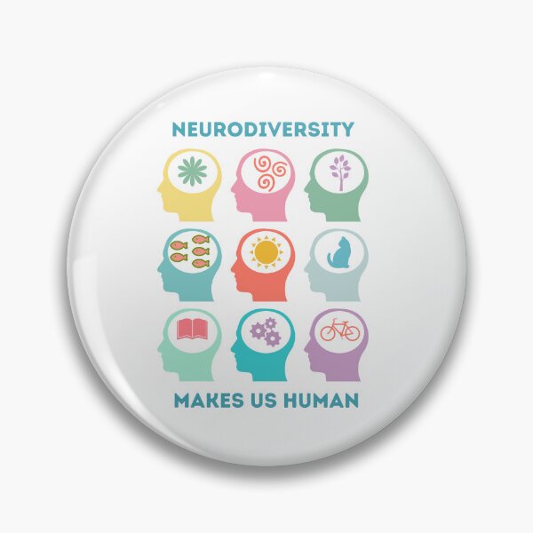 Item preview, Neurodiversity makes us human designed and sold by YellowfishShop.
