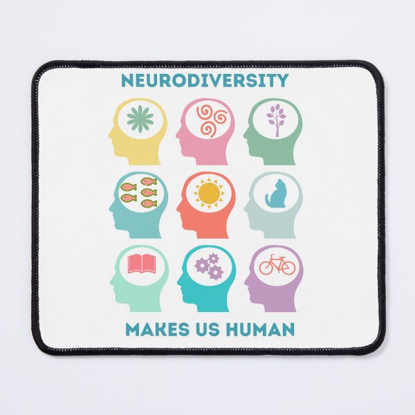 Item preview, Neurodiversity makes us human designed and sold by YellowfishShop.