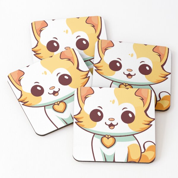 Item preview, very cut kitten/cat design with heart colar designed and sold by janedewaard.