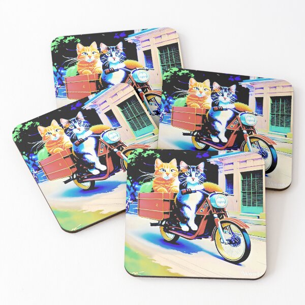 Item preview, KREATIVE KATZ - Bicycle Series designed and sold by Kymberly Collins.
