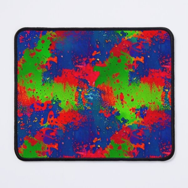 Item preview, Abstract Blue Red and Green Paint Splatter Pattern designed and sold by calibrit.