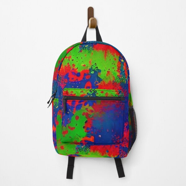 Item preview, Abstract Blue Red and Green Paint Splatter Pattern designed and sold by calibrit.