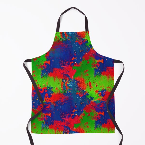 Item preview, Abstract Blue Red and Green Paint Splatter Pattern designed and sold by calibrit.