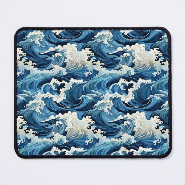 Item preview, Modern Colorful Waves - Psychedelic Waves designed and sold by ComerPrintCo.