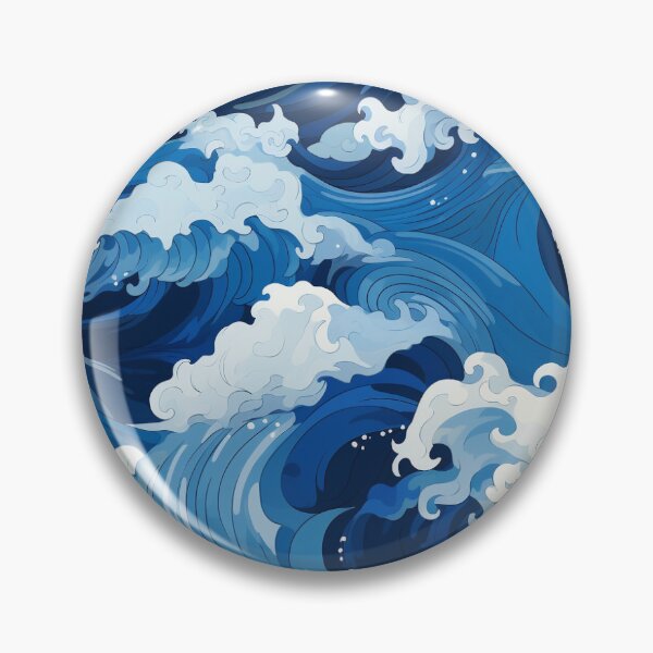 Item preview, Modern Colorful Waves - Psychedelic Waves designed and sold by ComerPrintCo.