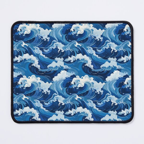 Item preview, Modern Colorful Waves - Psychedelic Waves designed and sold by ComerPrintCo.