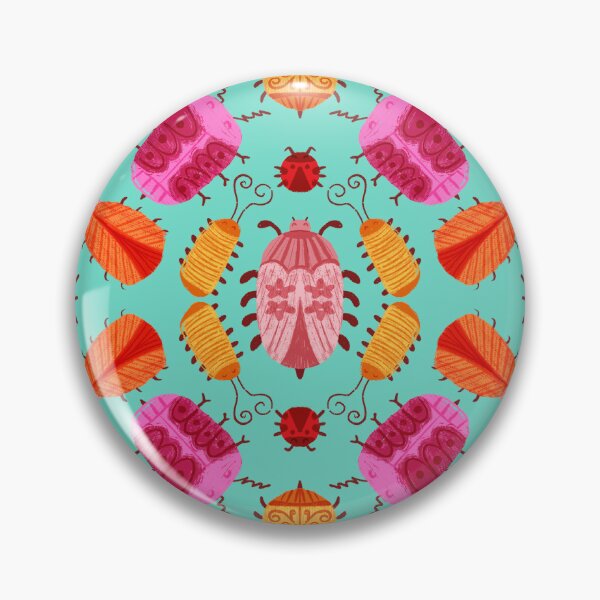 Item preview, Bugs Galore turquoise background - GD23-A249 designed and sold by Gabba Delgado.