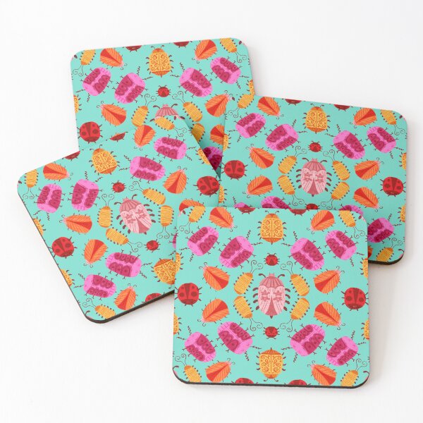 Item preview, Bugs Galore turquoise background - GD23-A249 designed and sold by Gabba Delgado.