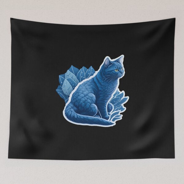 Item preview, Russian Blue (Sticker and Print Out) designed and sold by Sir Elgin Ortiz.