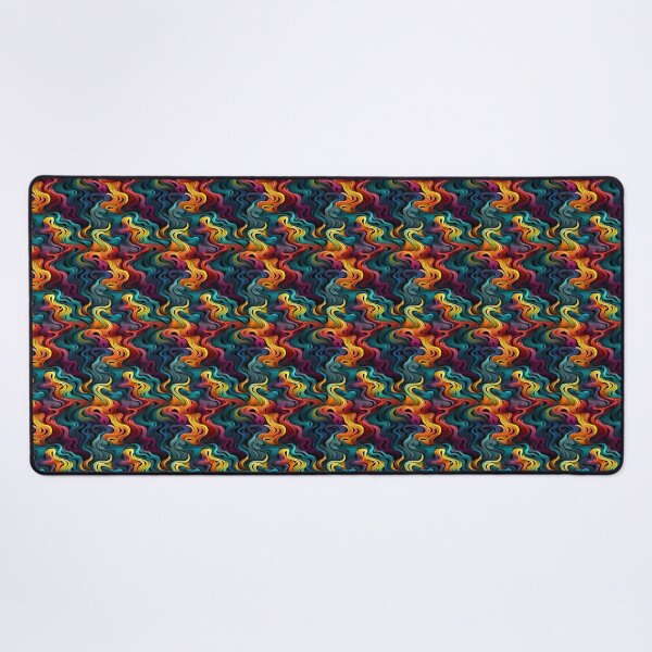 Item preview, Modern Colorful Waves - Psychedelic Waves designed and sold by ComerPrintCo.