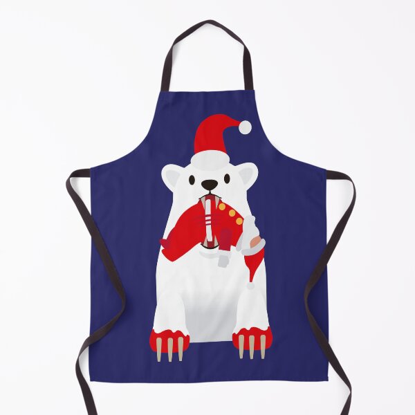 Artikelvorschau, Eisbär verschlingt den Weihnachtsmann entworfen und verkauft von ocelotlcalli.