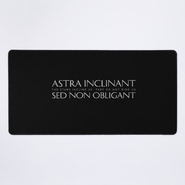 Item preview, Latin Inspirational Quote: Astra inclinant Sed Non Obligant (The Stars Incline Us, They Do Not Bind Us) designed and sold by Elvin Dantes.
