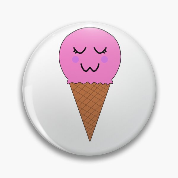 Item preview, Cute, Pink ice cream cone sticker designed and sold by bessie-d.