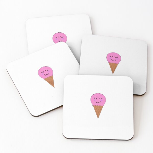 Item preview, Cute, Pink ice cream cone sticker designed and sold by bessie-d.
