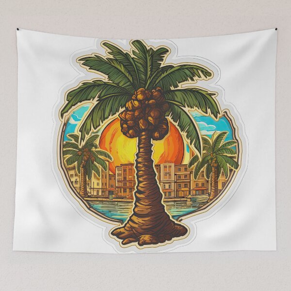 Item preview, Palm city sunset designed and sold by abmkf.