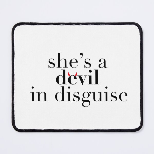 Item preview, "she's a devil in disguise" sticker designed and sold by bessie-d.