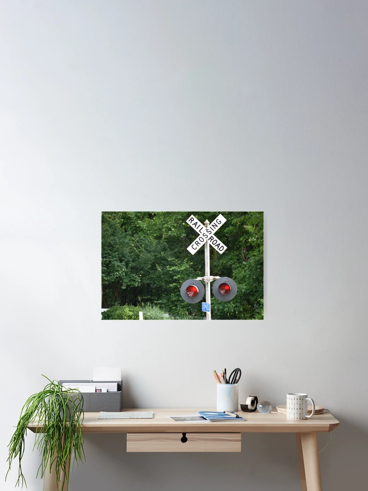 Thumbnail 2 of 3, Poster, Cross that Railed Road designed and sold by Rett-Hill.