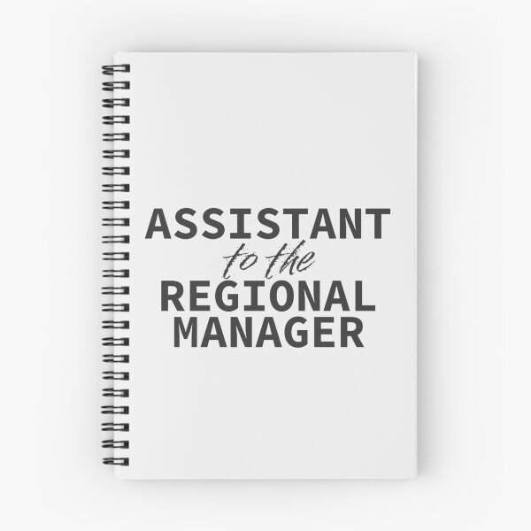 Item preview, Assistant to the Regional Manager (black font) designed and sold by wlsdesigns.