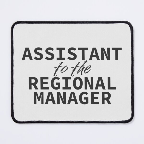 Item preview, Assistant to the Regional Manager (black font) designed and sold by wlsdesigns.