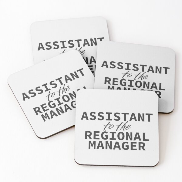 Item preview, Assistant to the Regional Manager (black font) designed and sold by wlsdesigns.