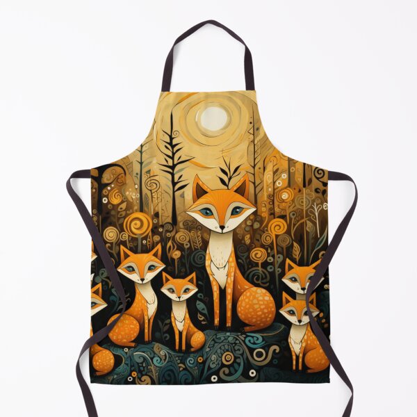 Item preview, Art Brut Fox Family Portrait designed and sold by EpicFoxArt.