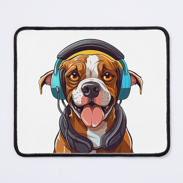 Item preview, DJ Dog Wearing Headphones | Puppy Wearing Headphones | Dog Wearing sunglasses designed and sold by CoolHippoQuotes.