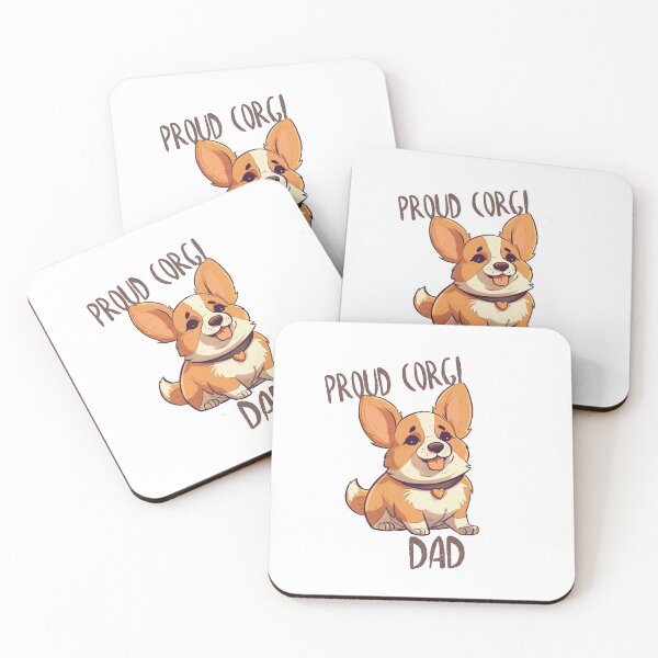 Item preview, Proud Corgi Dad - Cute Corgi Dog Dad designed and sold by GVRDesign.