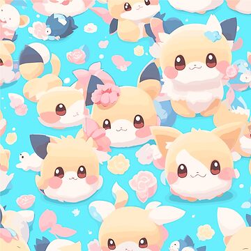 Eevee & Eeveelution Pokemon Vinyl Waterproof Sticker -   Cute pokemon  pictures, Pokemon stickers, Cute pokemon wallpaper