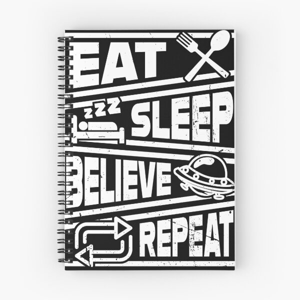 Item preview, Eat Sleep Believe Repeat Alien and UFO Believer designed and sold by jmbeezee.