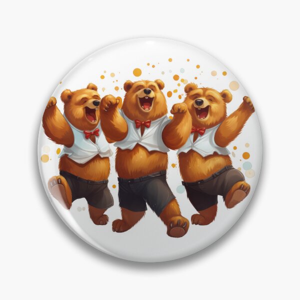 Item preview, Three Funny Dancing Bears designed and sold by LilyBell6.