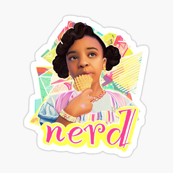 Erica Sinclair "NERD", Stranger Things fanart, season 3 Sticker