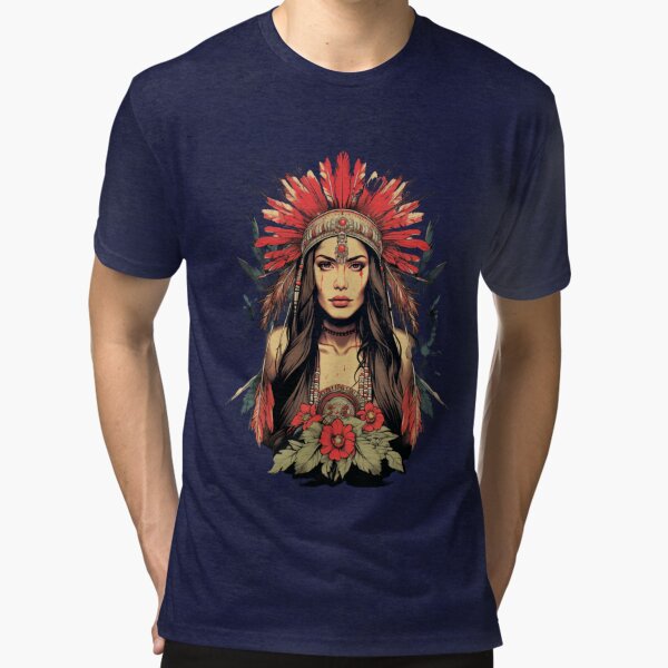 Native American T-Shirt Design Vector – ThreadBasket