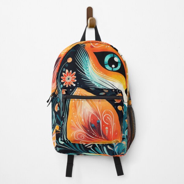 Item preview, Striking folk art Fox designed and sold by EpicFoxArt.
