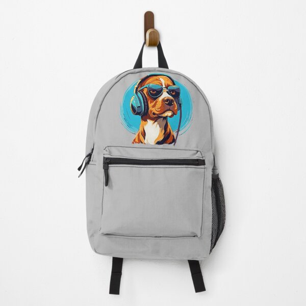 Item preview, DJ Dog Wearing Headphones | Puppy Wearing Headphones designed and sold by CoolHippoQuotes.