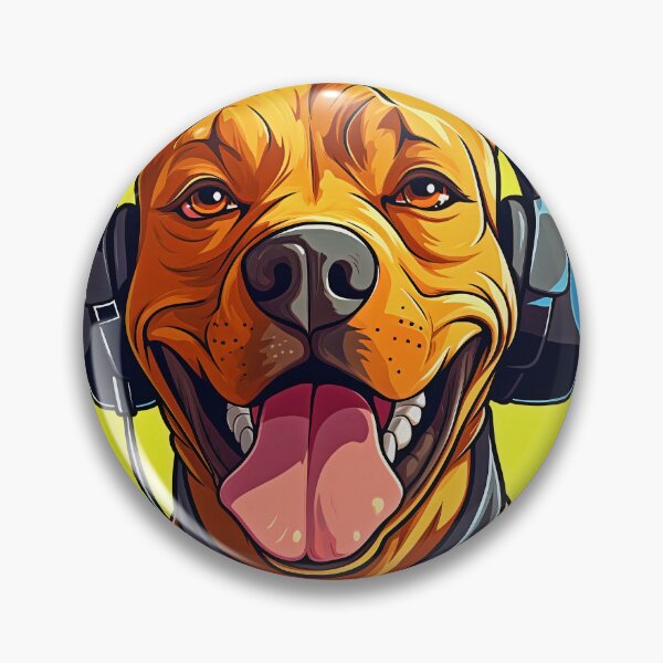Item preview, DJ Dog Wearing Headphones | Puppy Wearing Headphones designed and sold by CoolHippoQuotes.