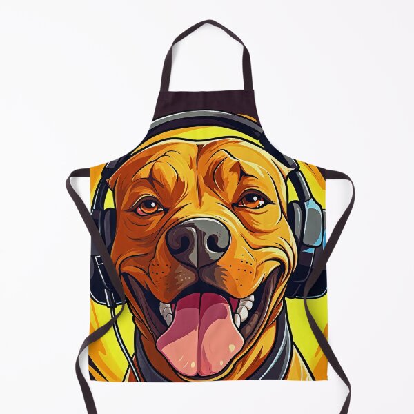 Item preview, DJ Dog Wearing Headphones | Puppy Wearing Headphones designed and sold by CoolHippoQuotes.