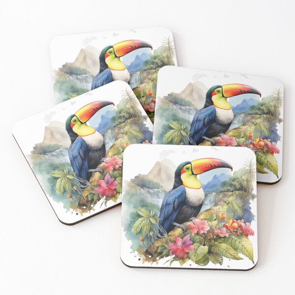 Item preview, Toucan in a Tropical Paradise designed and sold by MyMerryMary.