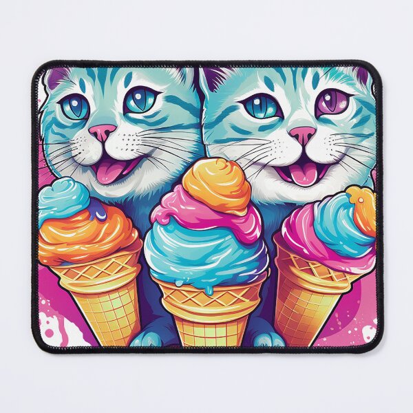 Item preview, Ice Cream Cats n Colors designed and sold by MuseOfMilo.