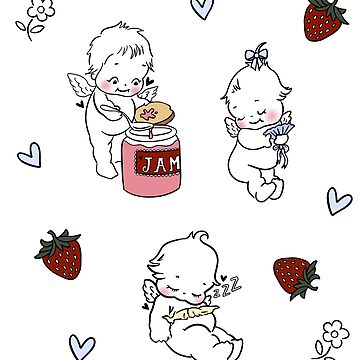 Vorschaubild zum Design Errötendes Cherub-Baby-Set von Molly Stanko Art