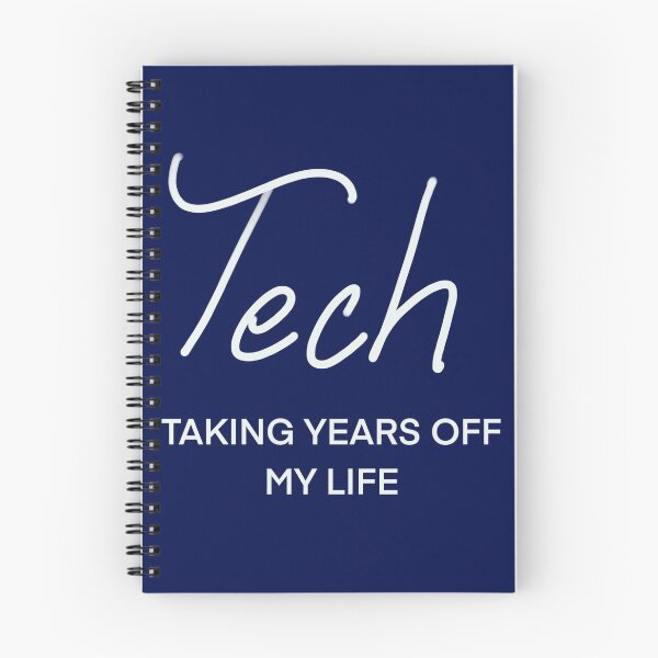 Item preview, Tech: Taking Years Off My Life (W/NBlue) designed and sold by tuuujjj313.