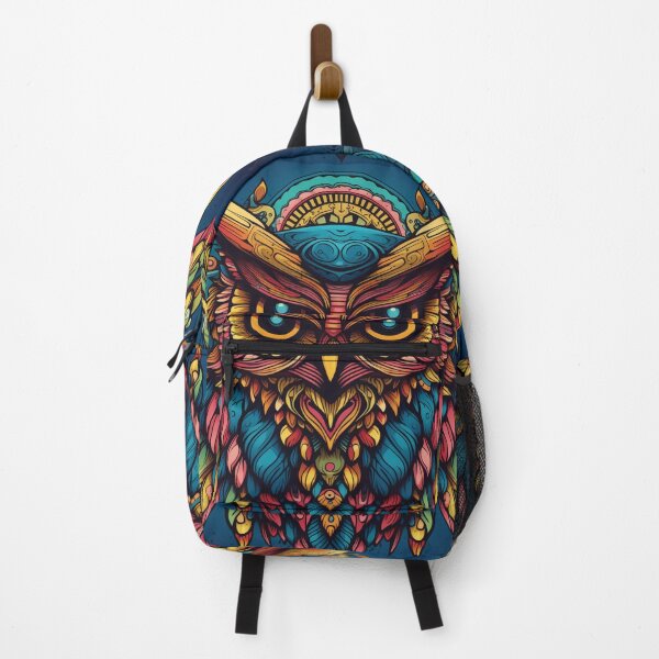 Item preview, Fantasy owl. vibrant mosaic style, designed and sold by SBD-Shop.